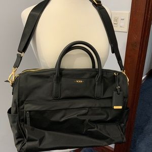 Tumi New tote black with gold accents (laptop bag)